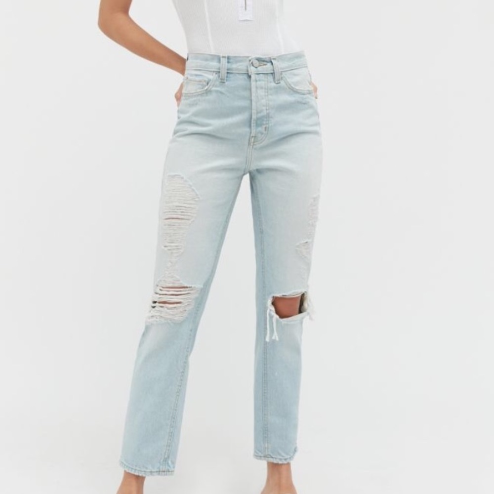 BDG slim straight jeans